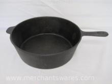 Cast Iron 12 inch Deep Skillet, made in China