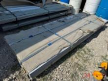 BUNDLE OF NUMEROUS SHEETS OF 38" X 9'10" TIN