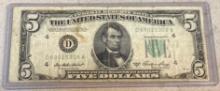 1950A $5 Bill