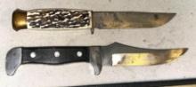 Vintage Fixed Blade Knife Lot- Including Germany 8 1/4" and 9" long