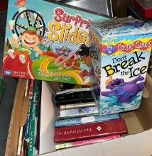 Board Game and Book Lot