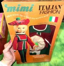 NIB 1973 MIMI Doll Italian Fashion Outfit with Records