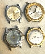4 Vintage Watches- No bands