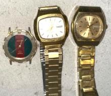Vintage Watches- Gucci Face, Jules Jorgenson and Bulova