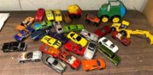 Bag of Assorted Die Cast Hotwheels, Matchbox cars and more