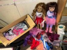 American Girl Doll, OG Doll and Box FULL of Clothing and accessories