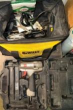 Tool Bag with Tools including Porter cable brad Nailer