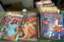 23 Issues of 1970's Playboy Magazines