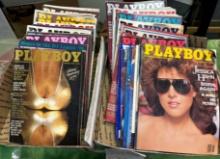 29 Issues of 1980's Playboy Magazine