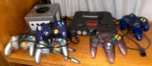 Game Cube w/3 Controllers and Nintendo 64 with 2 Controllers- Untested