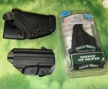 3 Hand Gun Holsters- Uncle Mikes and we the People- 1 is Brand New