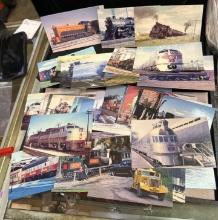 36 Railroad Post Cards