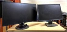 2 Computer Monitors- ACER and HP