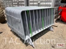 New 40 Piece Galvanized Construction / Event Site Fence