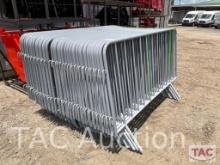 New 40 Piece Galvanized Construction / Event Site Fence