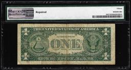 1957B $1 Silver Certificate Note Mismatched Serial Number Error PMG Choice Fine 15 Net