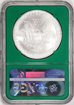 2005 $1 American Silver Eagle Coin NGC MS70 From US Mint Sealed Box Green Core