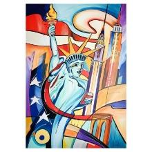 Alfred Alexander Gockel "Flame of NY" Limited Edition Giclee on Canvas