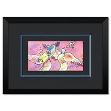 Peter Max "Angels in Space" Limited Edition Lithograph on Paper