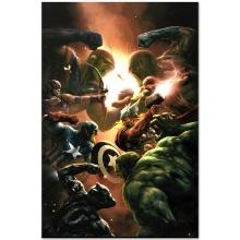 Marvel Comics "New Avengers #43" Limited Edition Giclee On Canvas