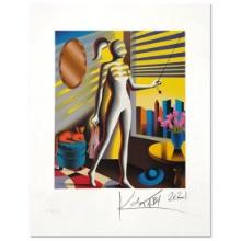 Mark Kostabi "New Day" Limited Edition Serigraph On Paper