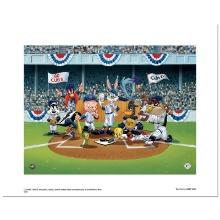 Looney Tunes "Line Up At The Plate (Cubs)" Limited Edition Giclee on Paper
