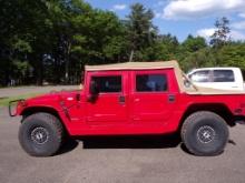 1996 Hummer 4x4, Red w/Removeable Tan Top, Auto, Dsl. Engine, Winch, Has Sp