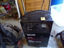 Sears Manual Battery Charger, 12v, 40/2 Amp, 200 Amp Engine Start