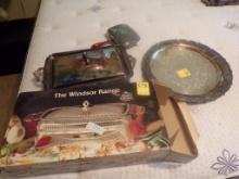 (4) Silver Plated Items-Windsor Range Chafing Dish (NIB), Silver Plated Cha