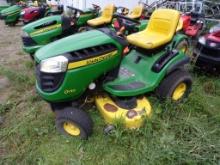 John Deere D130 Riding Mower w/42'' Dek, 22 HP Engine, 691 Hours, s/n 30620