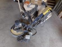 Yellow, Industrial Floor Sander, No Name Or Model (Front Garage)