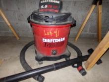 Craftsman 16-Gallon, 5.5 HP, Shop Vacuum (Cellar Under Stairs)