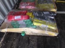 Pallet of New Rigging Slings - Assorted Sizes Up to 30 Ton Breaking Strengt