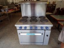 Imperial 6-Burner Stainless Steel Commercial Oven, Electric, 208 Watts, 1-P