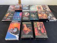 VHS movies cassettes