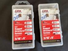 GRK Fasteners rugged structural screws 5/16?x 6? qty 20