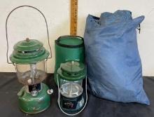 Coleman Lantern and Airbed