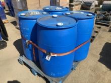 (4) 55 Gallon Clean Drinking Water Storage Barrels