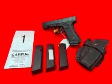 Glock 22, 40 Cal., (4) Mags & Holster, SN:FCK944 (HG)