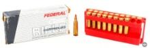 Partial Box of Federal .22-250 Remington Ammunition - 19 Rounds