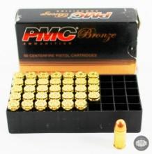 Partial Box of PMC Bronze .380 Auto 90gr FMJ Ammo - 35 Rounds Total