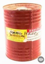 Vintage 8lb. Shotgun Powder Can from Hercules Powder Company - Plum - Empty