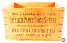 Vintage Western Cartridge Co. 12ga Wooden Shell Box