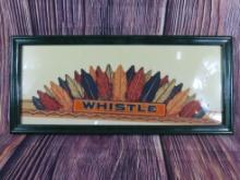Whistle Orange Soda Litho Indian Headress