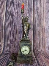 Statue of Liberty Lighted Clock