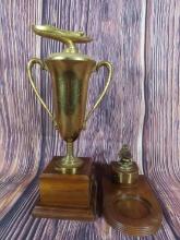 Lot of (2) 1960 Boat Racing Trophies