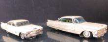 Lot of (2) Bandai 1960 Cadillac Toy Cars