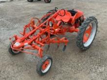 1949 ALLIS-CHALMERS G SN: C142220 2 ROW CULTIVATOR TRACTOR