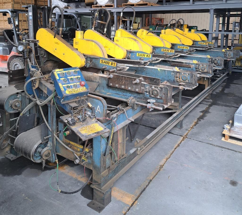 Newman KM-16-A 6 Head Trimsaw