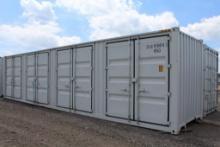 New 2024 40' High Cube Shipping Container with 4 Side Open Doors